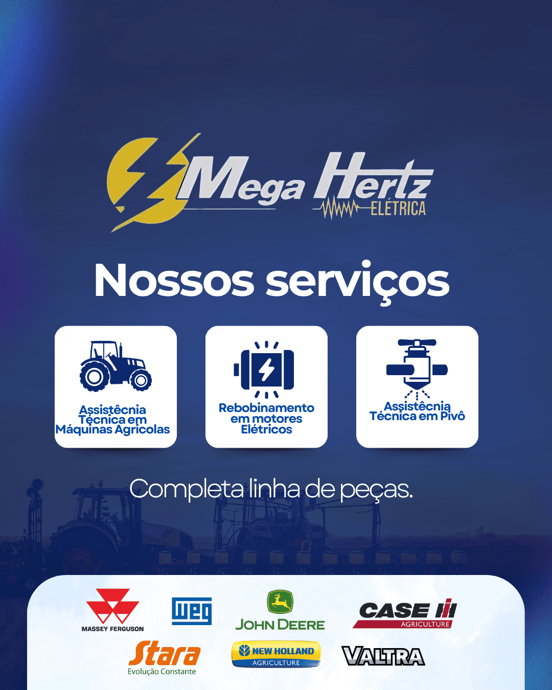 Post Mega Hertz Elétrica, nossos serviços